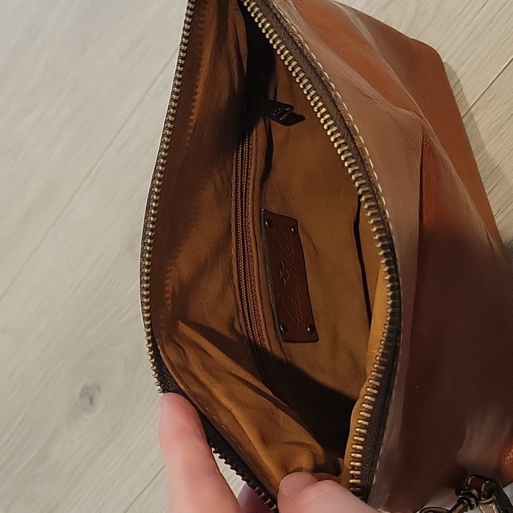Patricia Nash Leather Foldover Wristlet - Picture 10 of 11